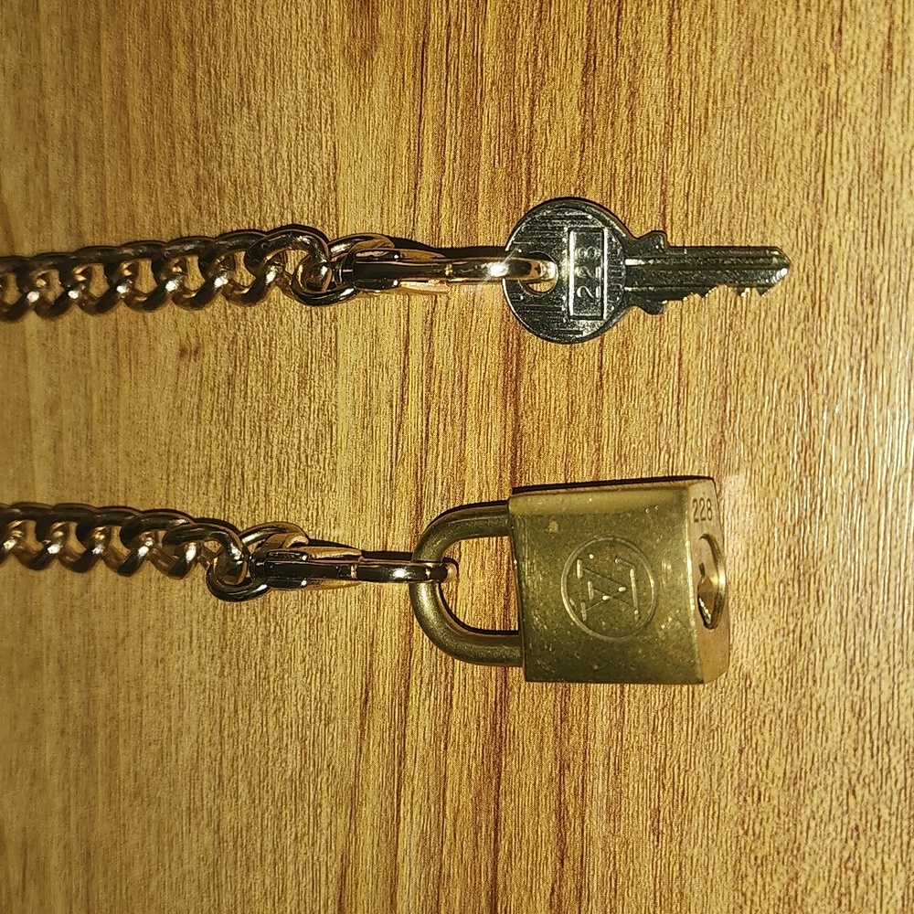 Louis Vuitton Lock, Silver Key #228